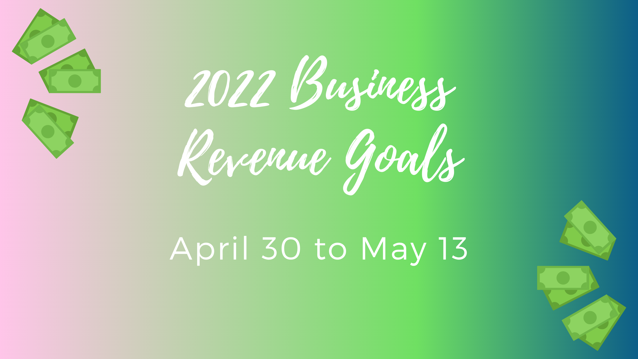 Business Goal Tracking for Weeks 18 and 19 of 2022